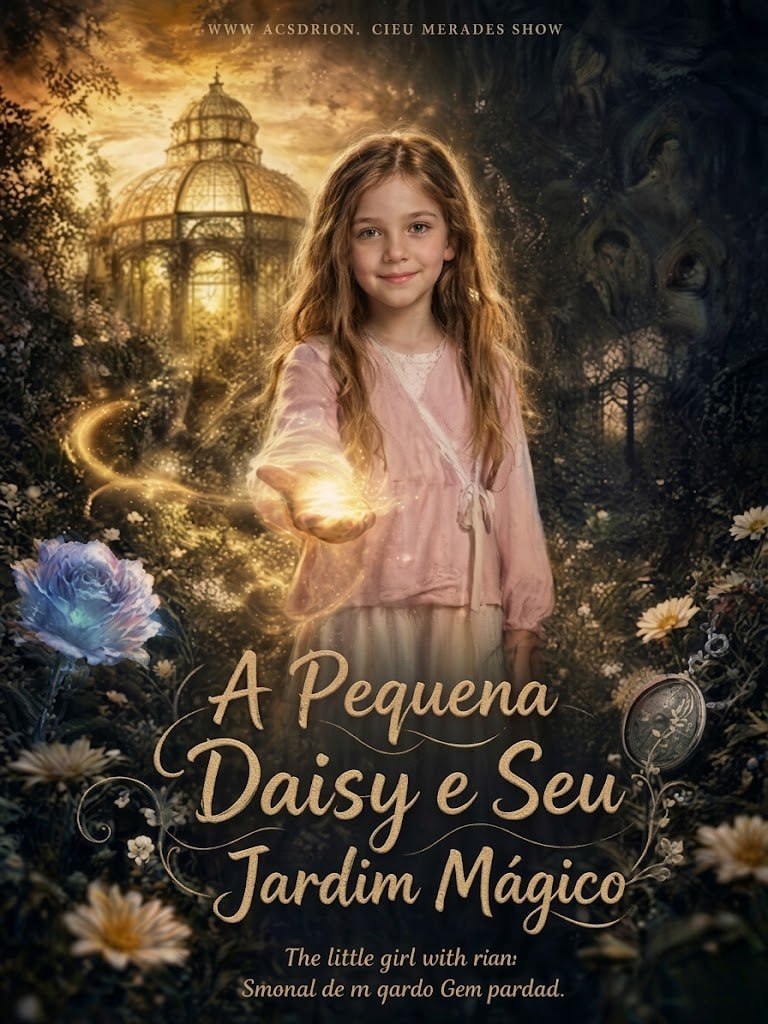✨ | A PEQUENA DAISY E SEU JARDIM MÁGICO