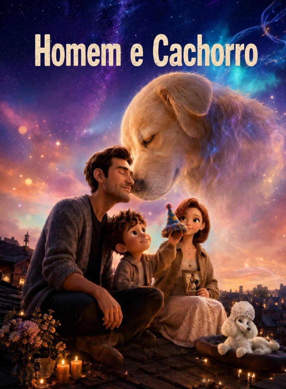✨ |  HOMEM E CACHORRO