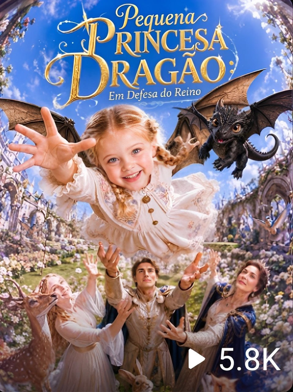 🦋 | PEQUENA PRINCESA DRAGÃO EM DEFESA DO REINO