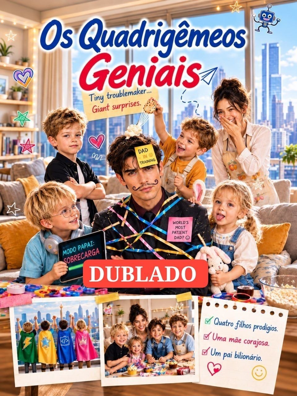 ✨ | OS QUADRIGÊMEOS GENIAIS
