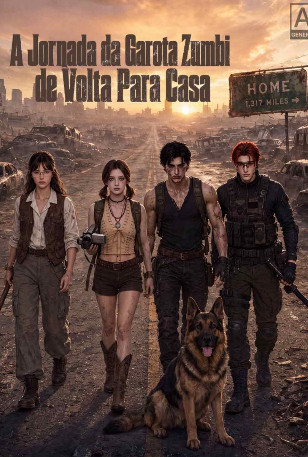 ☄️ | A JORNADA DA GAROTA ZUMBI DE VOLTA PARA CASA