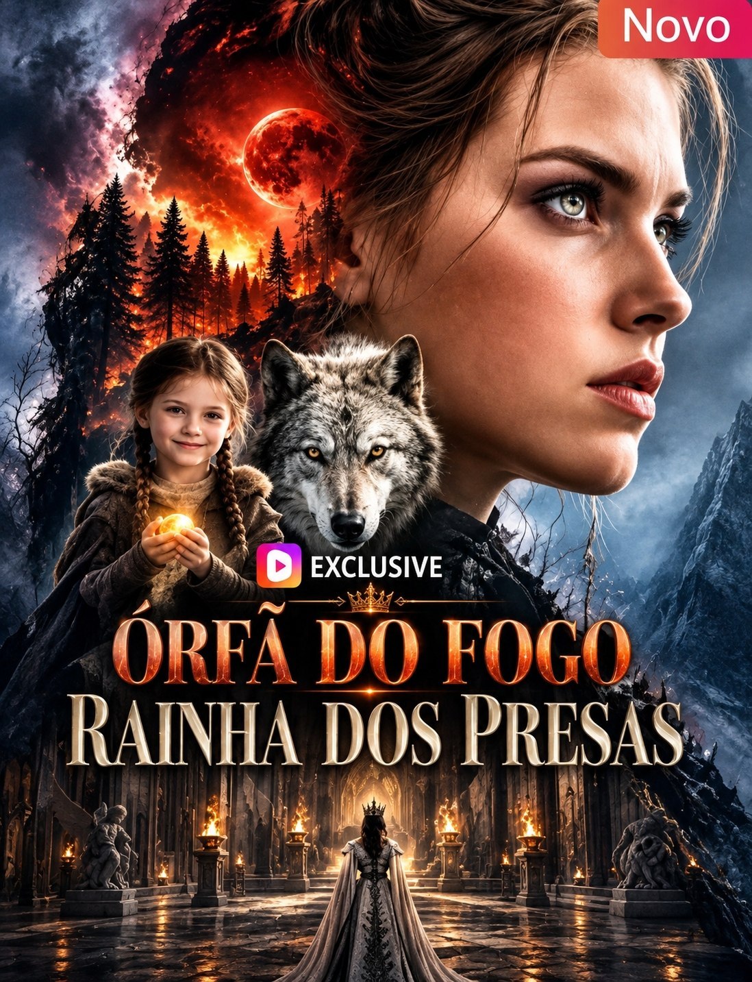 ☄️ |  ÓRFÃ DO FOGO RAINHA DOS PRESAS