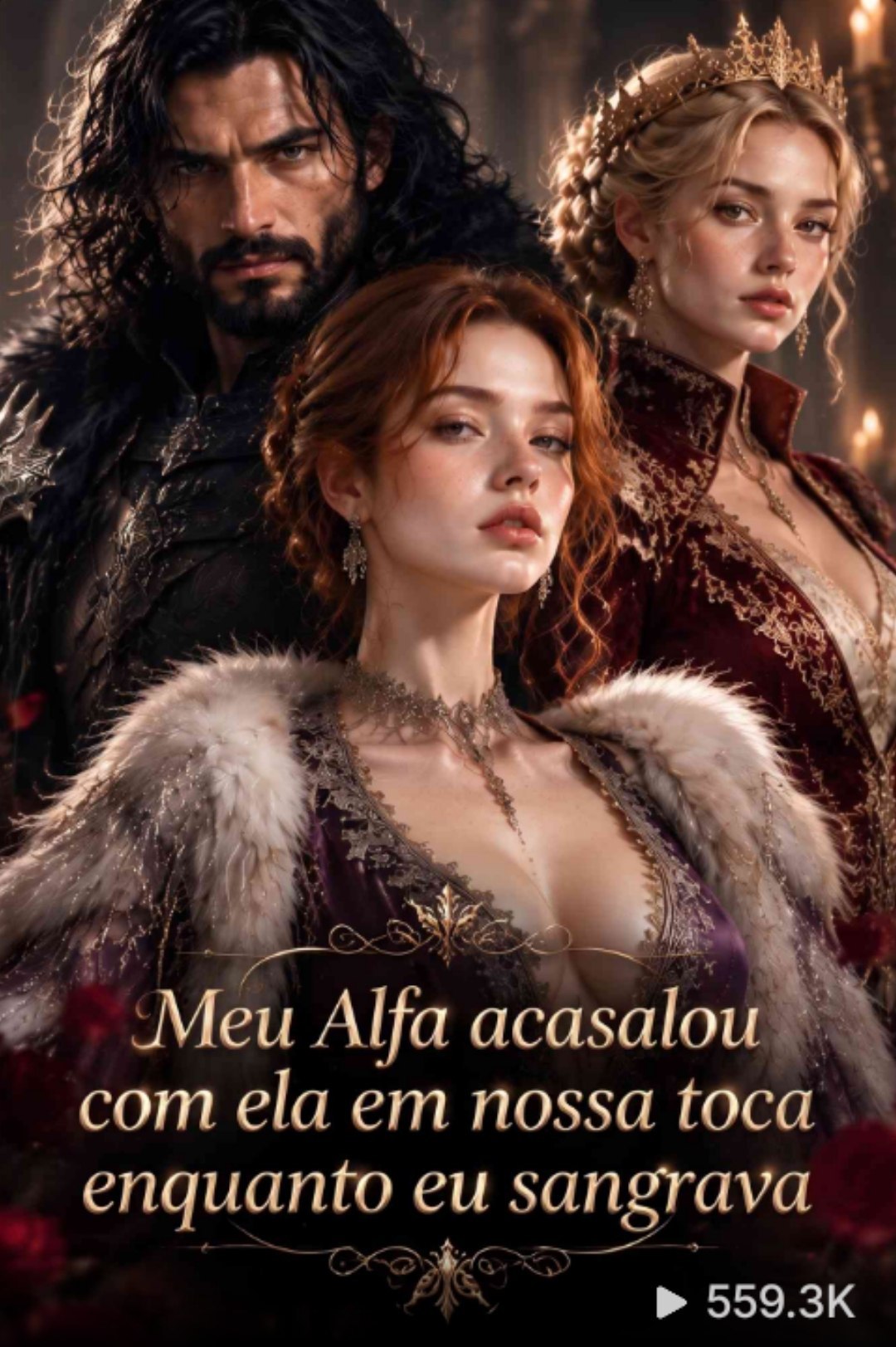 ☄️ | MEU ALFA ACASALOU COM ELA EM NOSSA TOCA ENQUANTO EU SANGRAVA