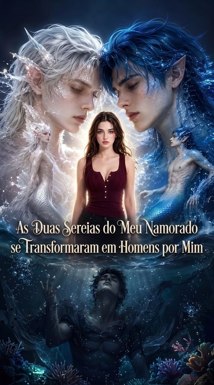 ☄️ |  AS DUAS SEREIAS DO MEU NAMORADO SE TRANSFORMARAM EM HOMENS POR MIM